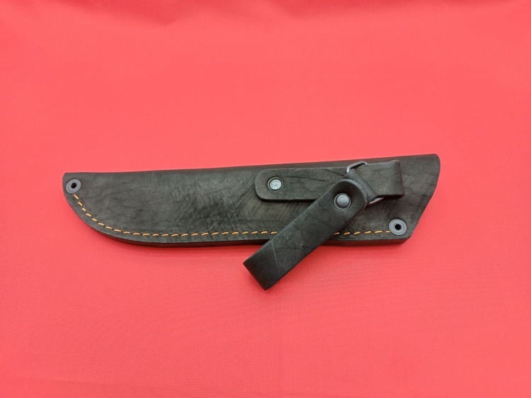 Нож "Н-011" (малый) финский универсальный, сталь Х12МФ кованая, ручной работы с фиксированным клинком
